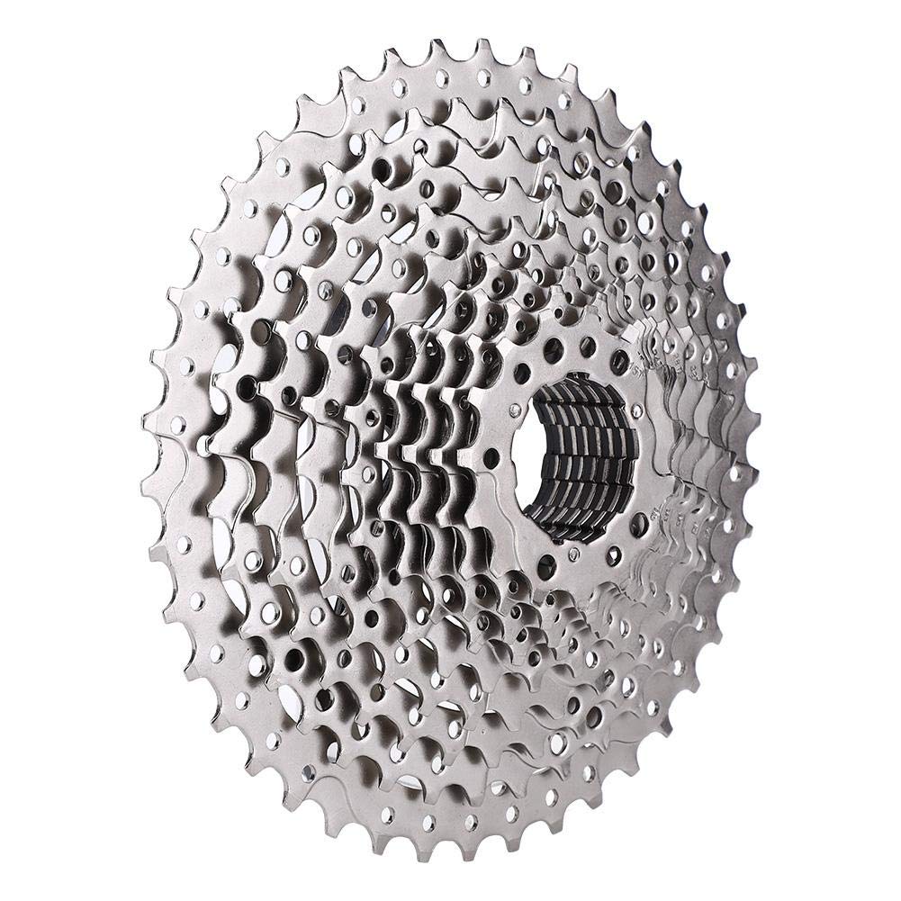 VGEBY 9/10/11/12 velocità 32/36/42/46T Bici da Strada Ruota Libera Cassetta pignone velocità Cassetta Accessori di Ricambio per Biciclette(9S 11-42T)