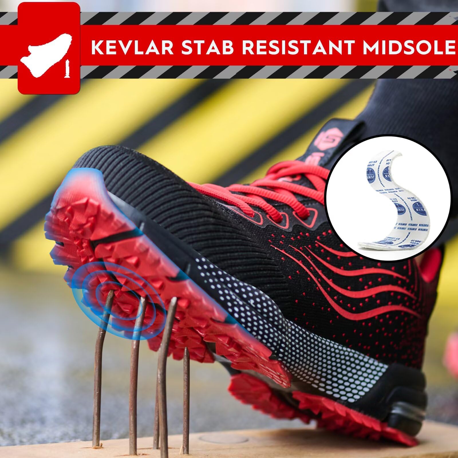 Scarpe Antinfortunistiche Uomo Donna Scarpe da Lavoro Leggere Traspiranti Scarpe da Cantiere con Punta in Acciaio