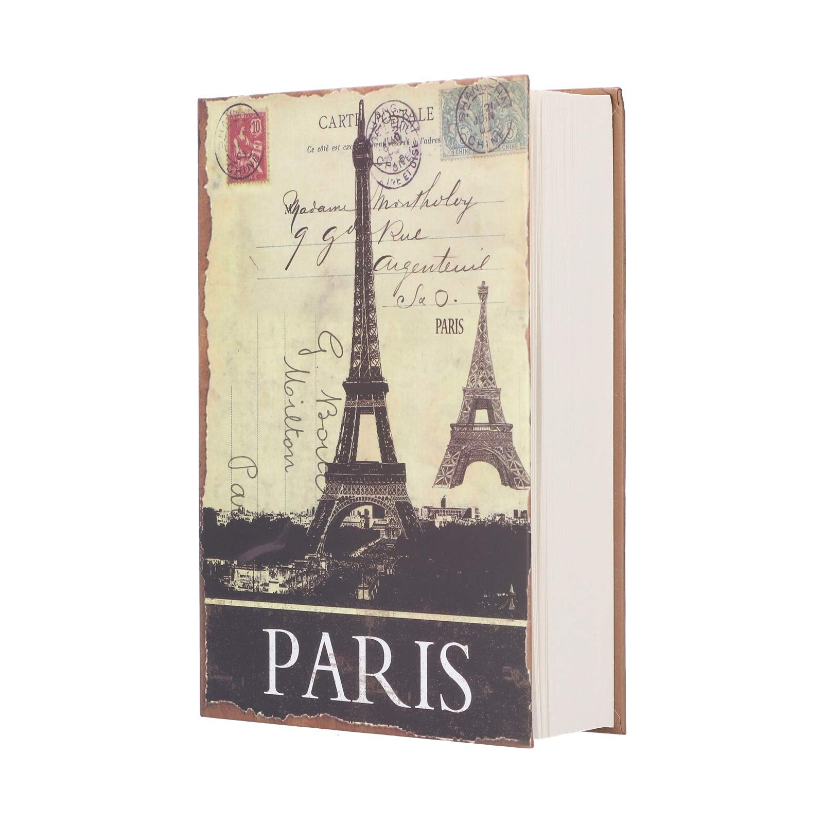 Argent et pièces de monnaie en sécurité dans un faux livre discret