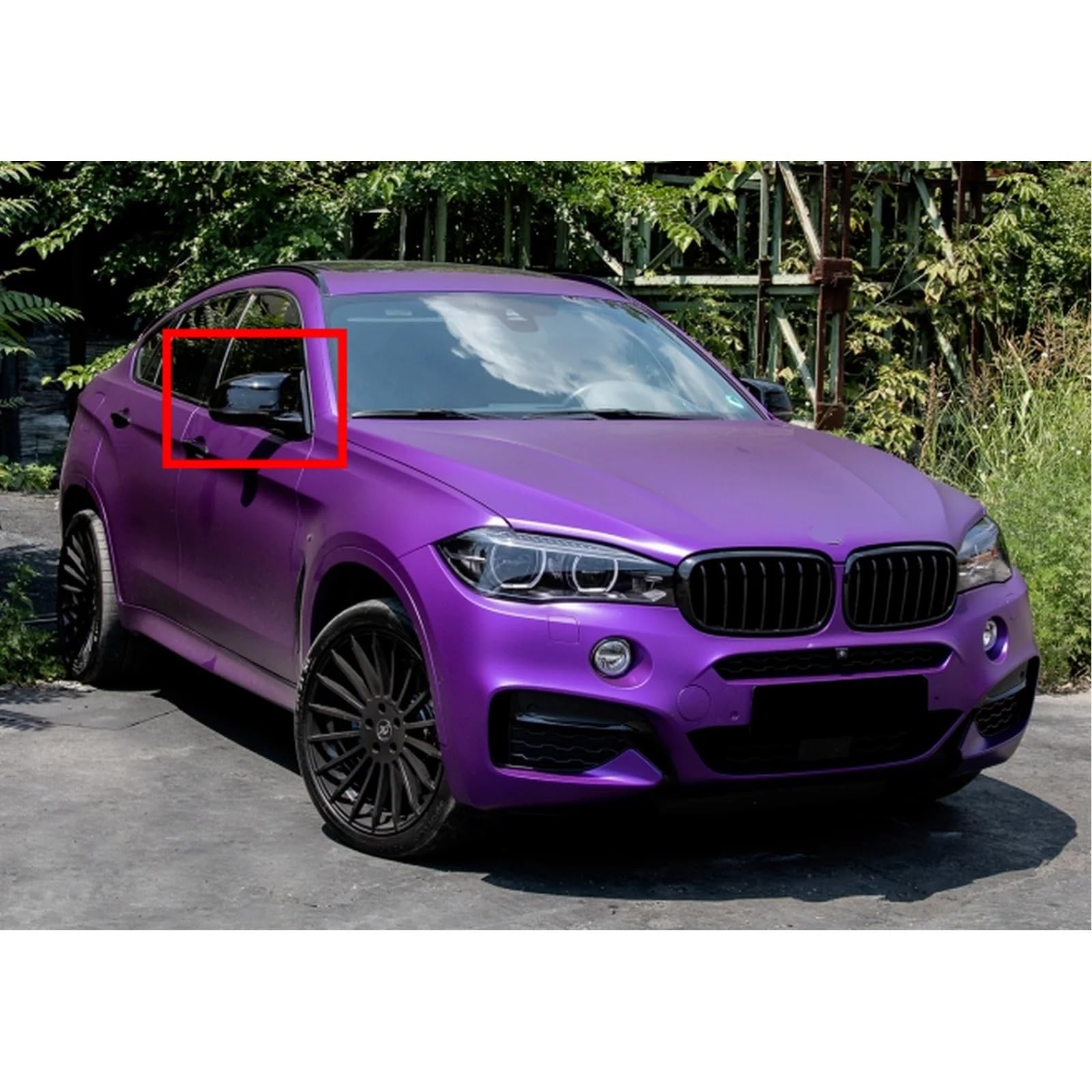 zamiennik do lusterka bocznego Osłony lusterek bocznych pasujące do modeli BMW X3 X4 X5 X6 serii F15 F16 F25 z lat 2014-2018.