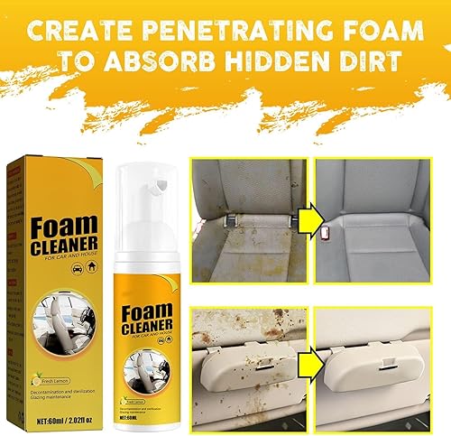 Miniatura 3 de Ypooy Limpiador de espuma, limpiador de espuma mágica para automóvil Ypooy, limpiador de espuma maestro completo, espray limpiador de interior del