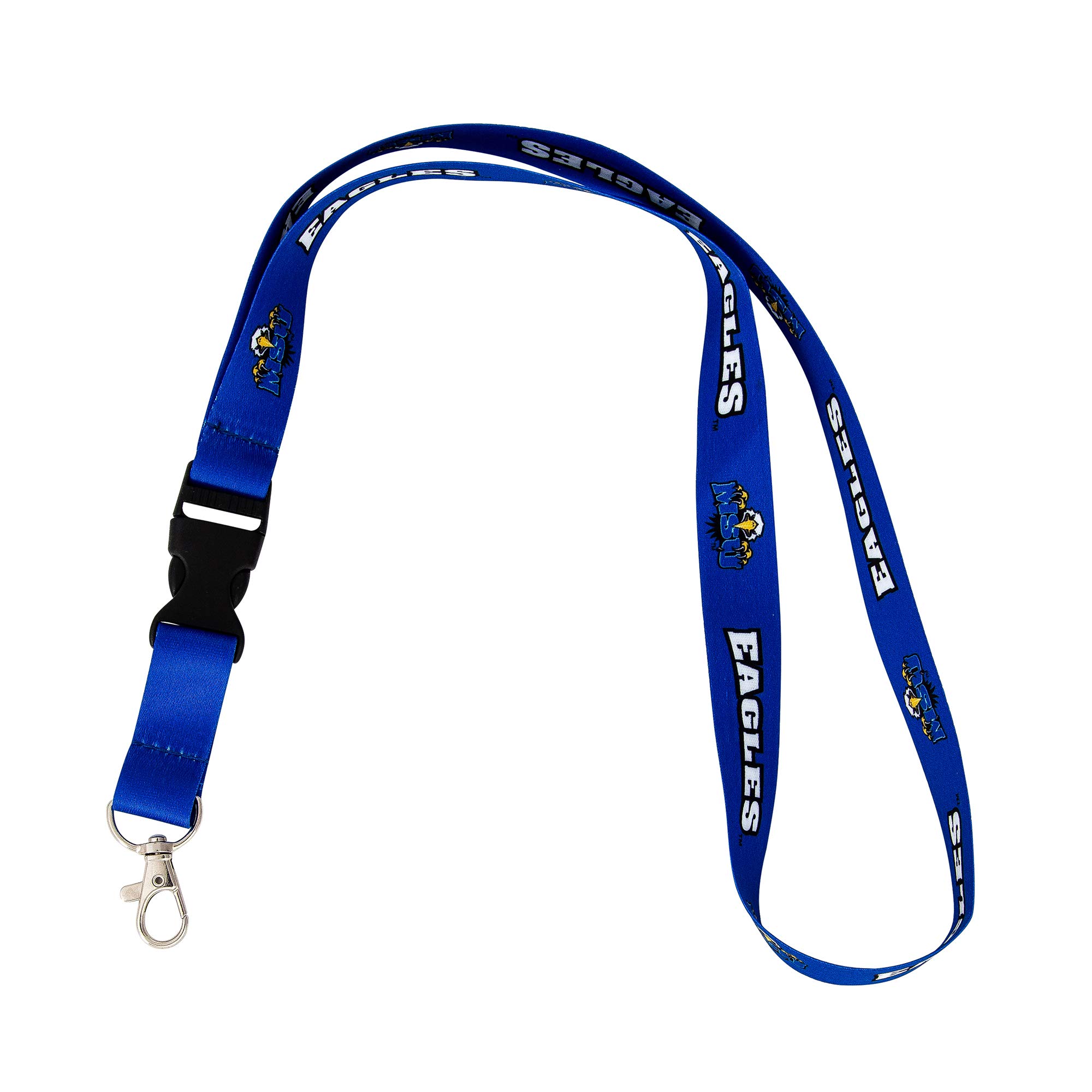 Desert Cactus Morehead State University Lanyard MSU Eagles Car Keys ID Badge Holder Keychains Detachable Breakaway Snap Buckle Lanyards (Blue)