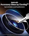 ESR Corning™ 9H+ Glass for iPhone 17 Pro Max Camera Lens Protector - [Drop Protection] Anti Scratch Full-Coverage Camera Cover Screen,Blue
