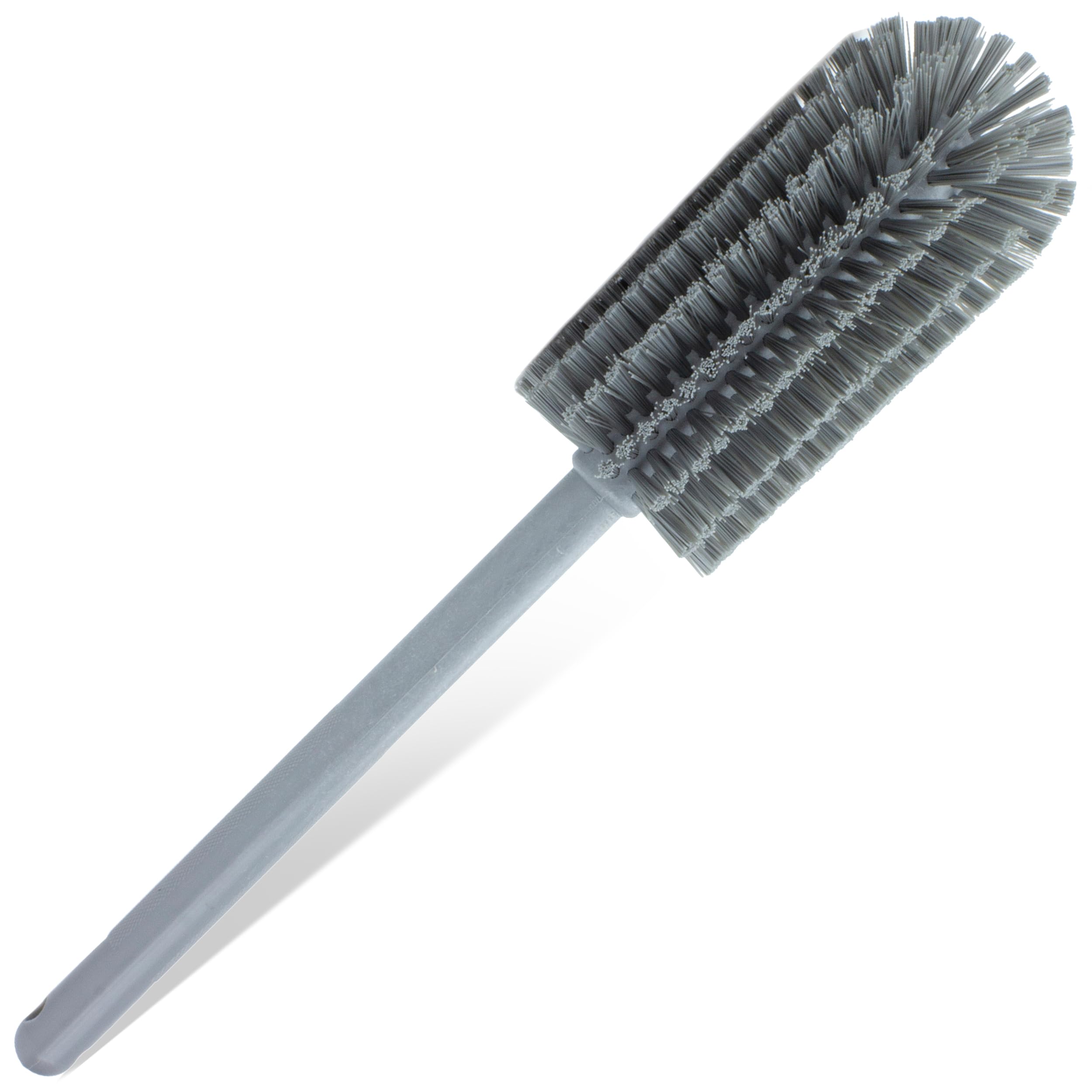 Sparta Spazzola per bottiglie, 40,6 cm, colore grigio, confezione da 4