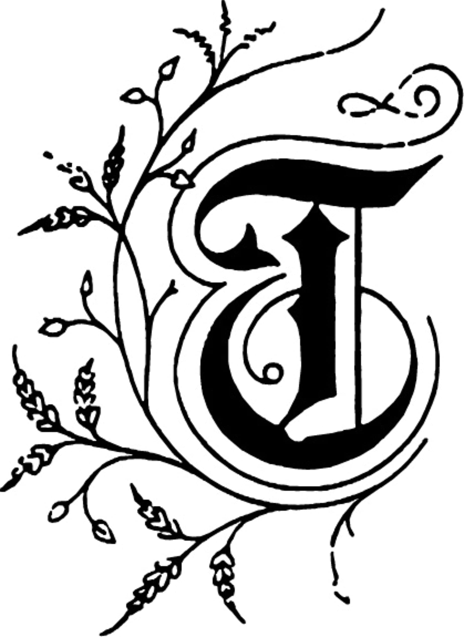 Jacques Herbin 40020T, A square seal with varnished wooden handle, illuminated, The Letter T, Manufactured in France