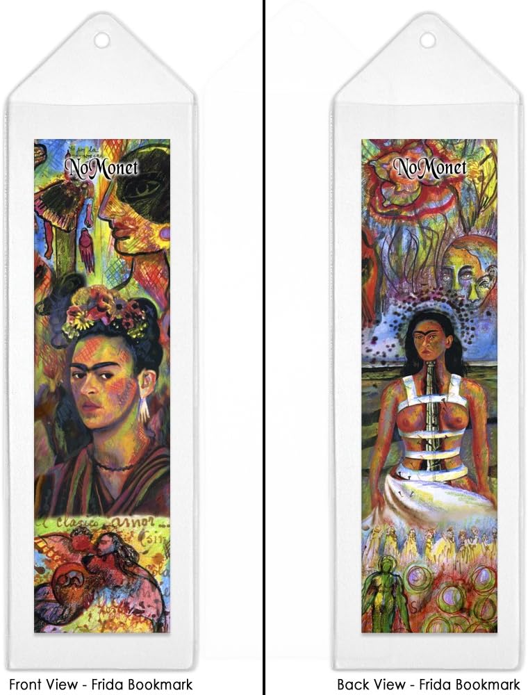 Frida Kahlo Plastic Bookmark in Plastic Case