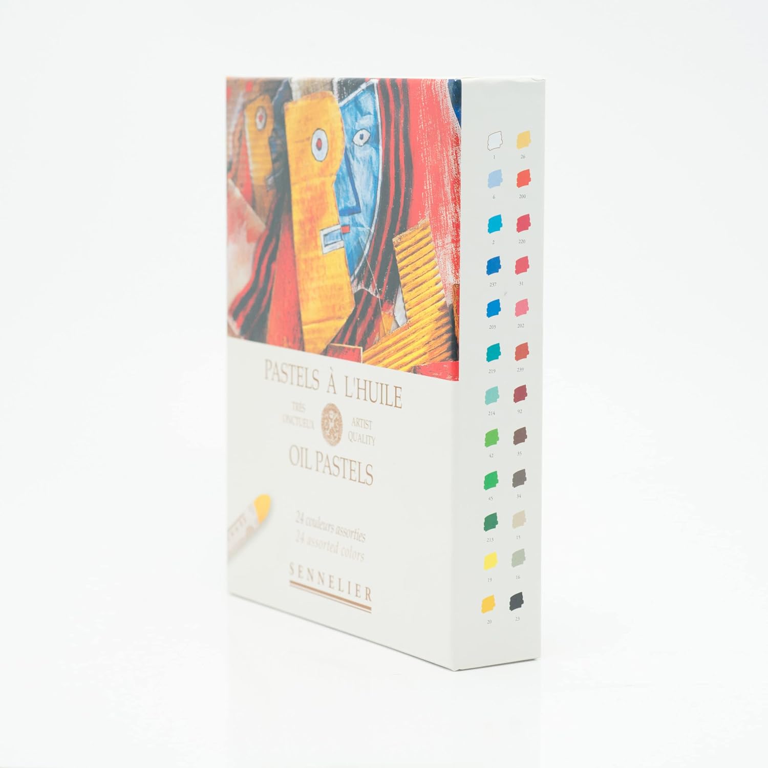 Sennelier Oil Pastel Set, 24 Count , Multicolor