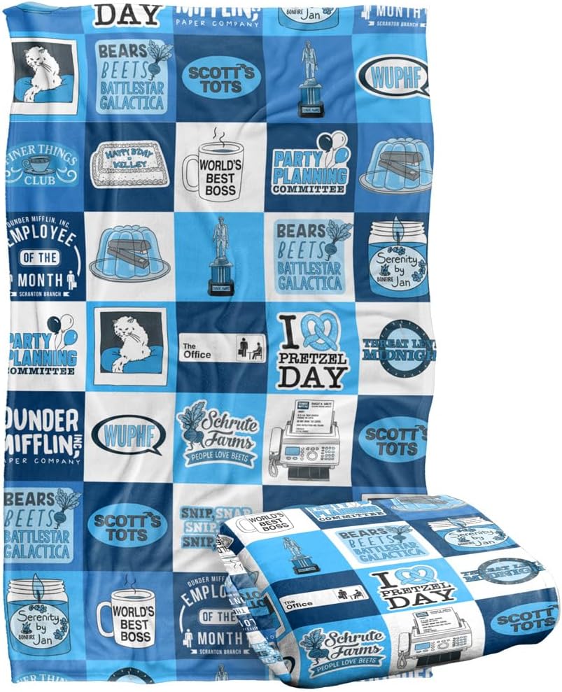 The Office Blanket, 36"x58" Quilt Silky Touch Super Soft