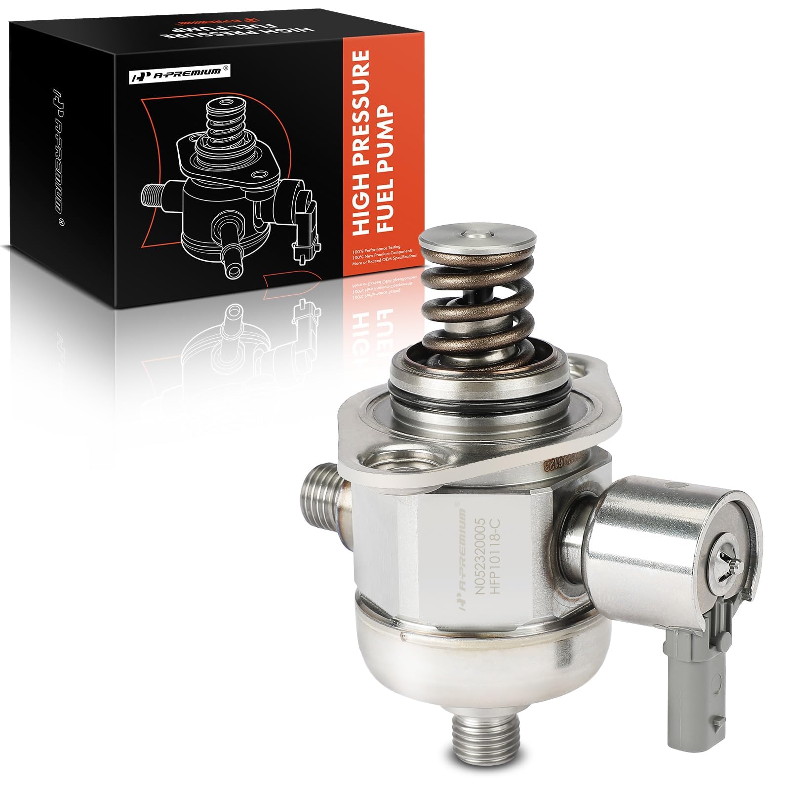 A-Premium High Pressure Fuel Pump Compatible with BMW M2 2019-2021, M3 2015-2018, M4 2015-2020, 3.0L, Replace# 13517847204, 0261520254