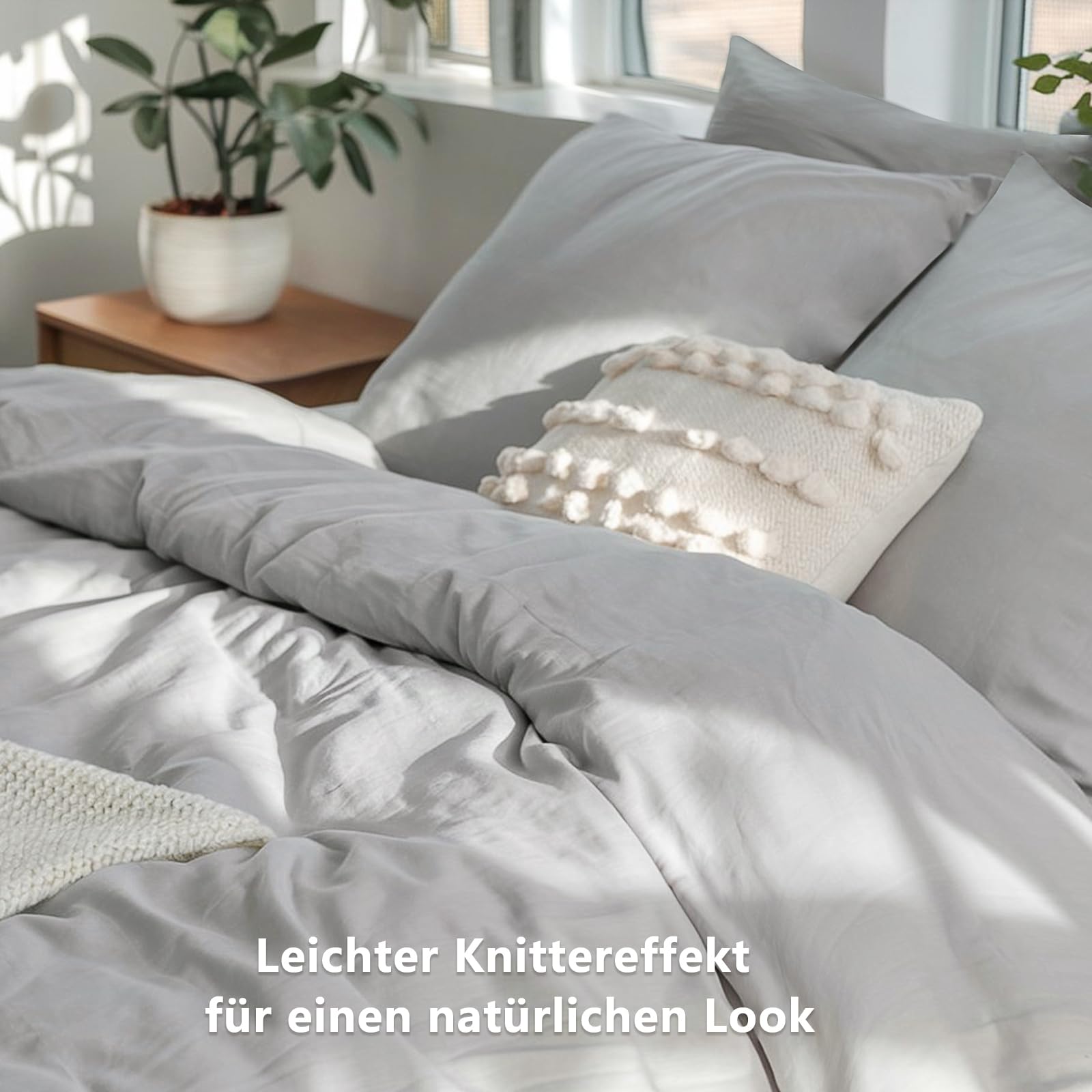 Parure De Lit MATT & ROSE 220x240cm Breizh - 100% Coton, OEKO-TEX, Housse Couette + 2 Taies