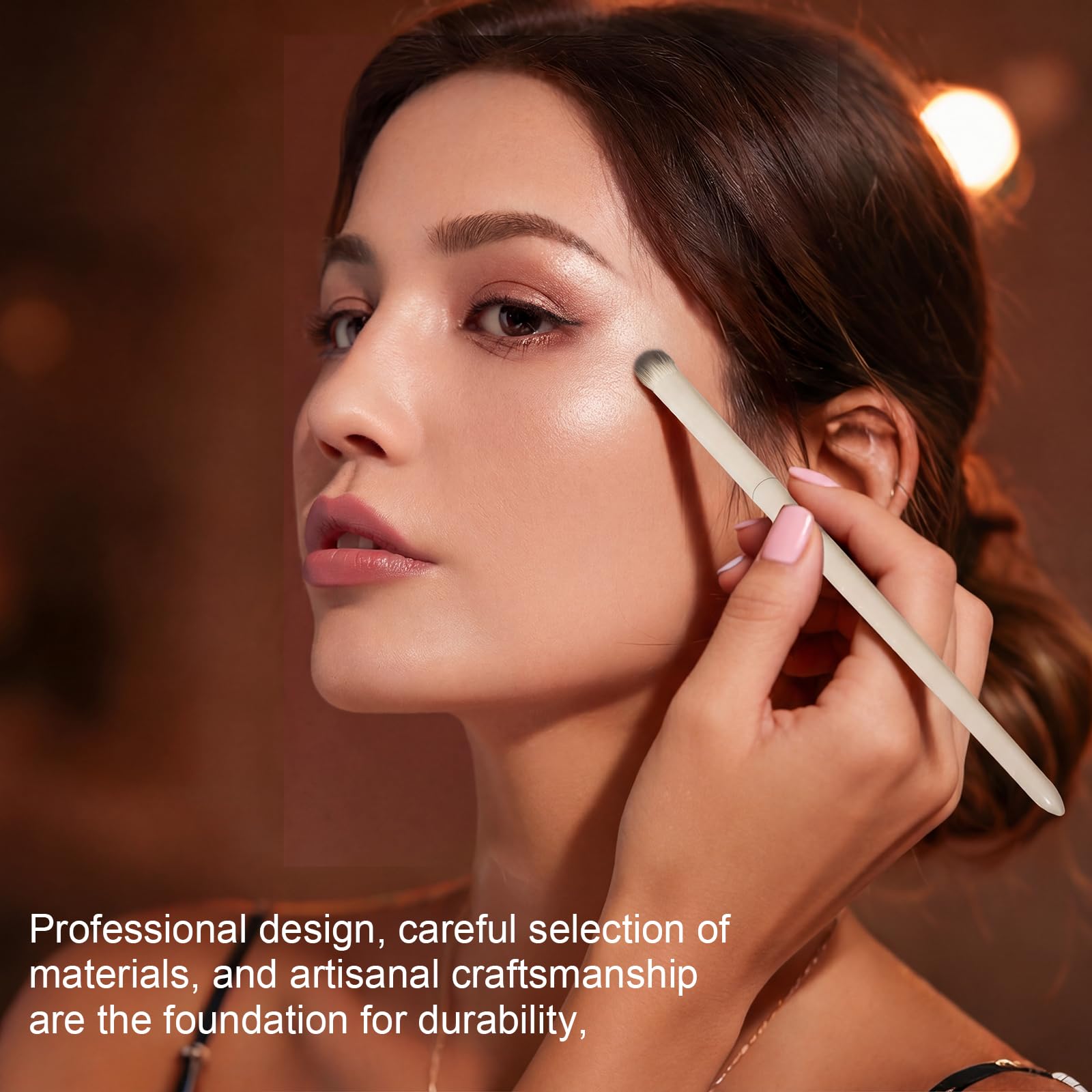 10-teiliges Augen-Make-up-Pinsel-Set, professionelle Lidschatten-Pinsel mit Reiseetui, verbesserte und grundlegende Pinselformen, weiche vegane Borsten, umweltfreundlicher Griff zum Verblenden