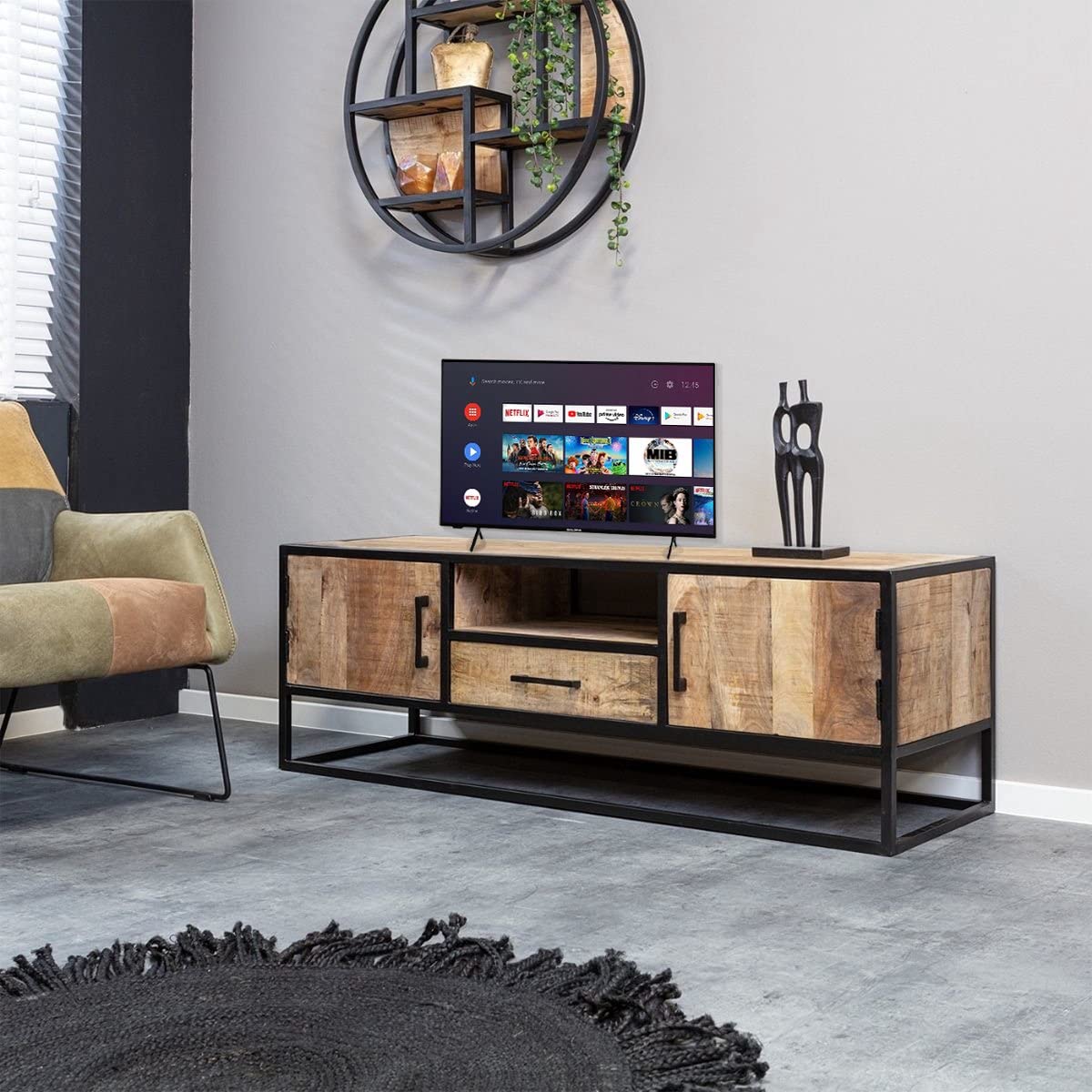 SALORA SMART24TV – Smart TV LED 24 Pulgadas HD 1366x768, Android TV, Wi-Fi y Bluetooth, 3 HDMI, Chromecast Incorporado, diseño Compacto, Pantalla LED versátil para Cualquier habitación