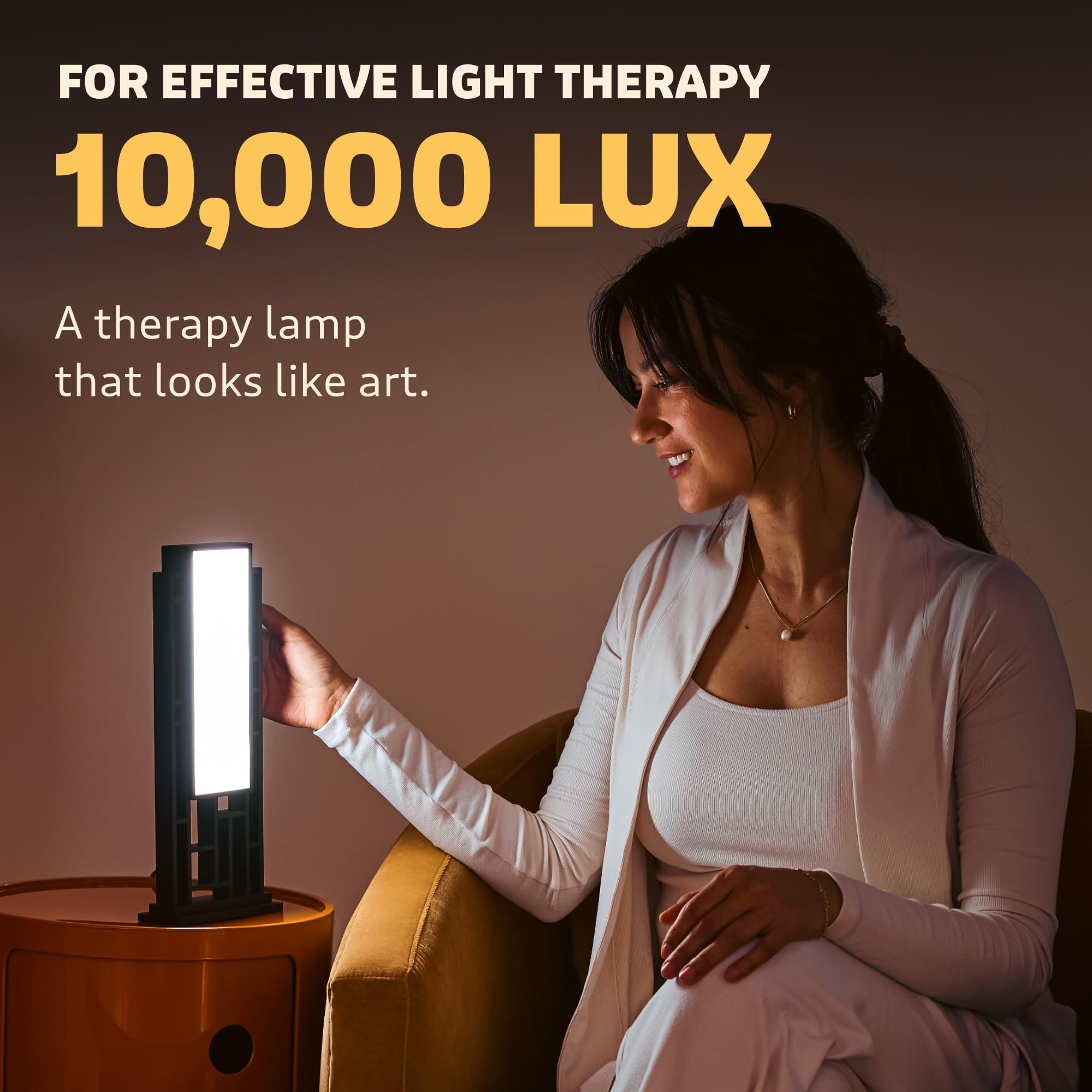 Circadian Optics Lattis Lampe de bureau luminothérapie | Vu sur Shark Tank | Luminosité ultra puissante de 10 000 lux | Couleur 5500 K imite midi soleil | Améliorez votre humeur, votre sommeil, votre