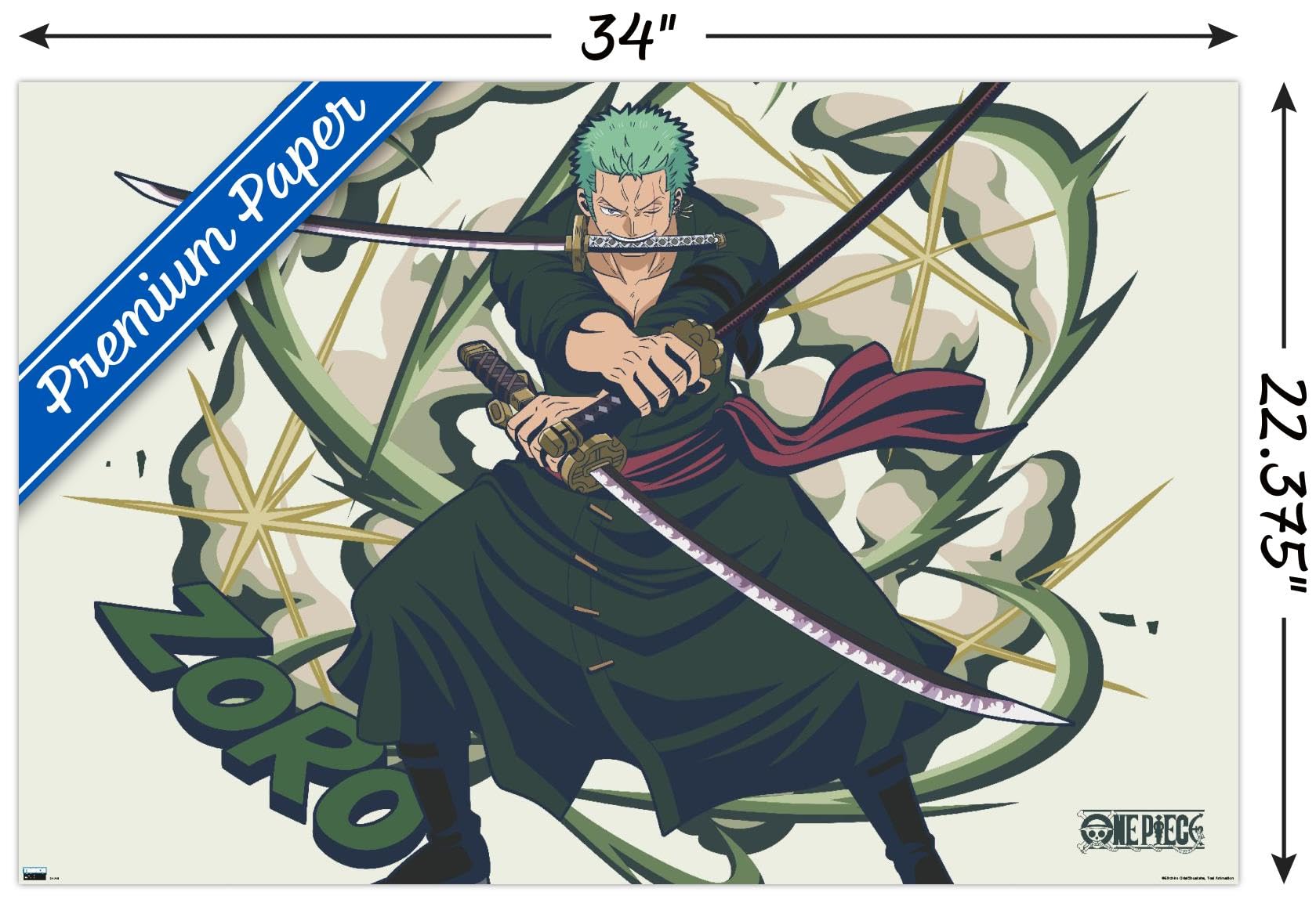 Amazon.com: One Piece: Fishman Island - Roronoa Zoro Three Swords