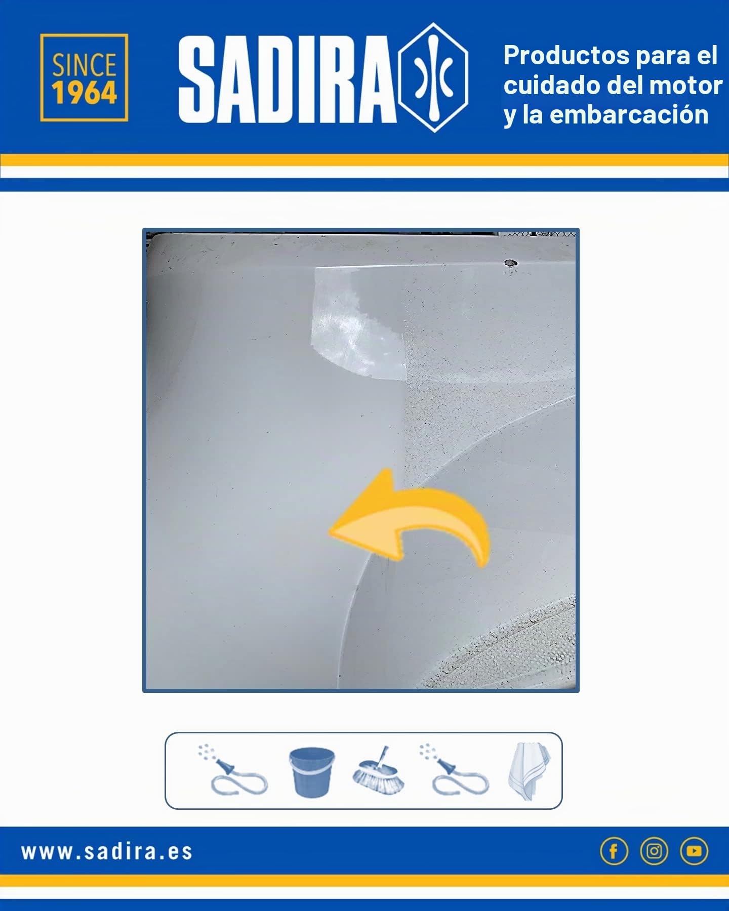 Sadira Jabon Barco Wash and Wax 5 L