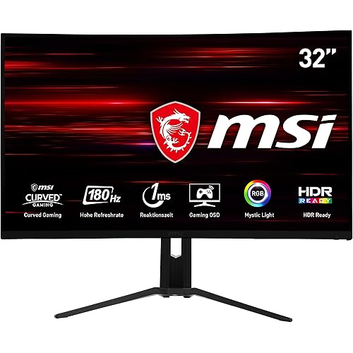 MSI Optix MAG322CR 80cm (31,5") FHD Gaming HDMI/DP/USB-C FreeSync 180Hz 1ms