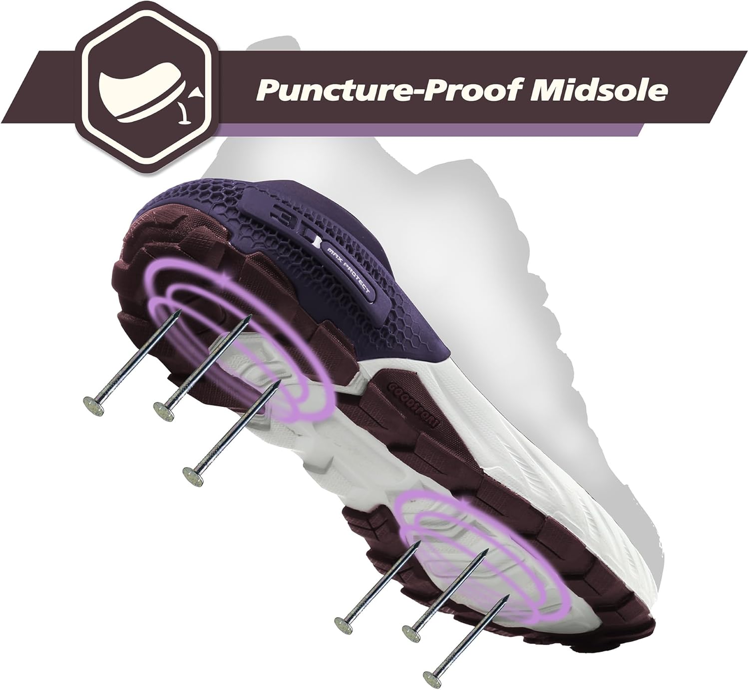 Steel Toe Shoes for Men Women Puncture Proof Safety Work Sneakers Lightweight Comfortable Indestructible Utility Shoes - Image 4