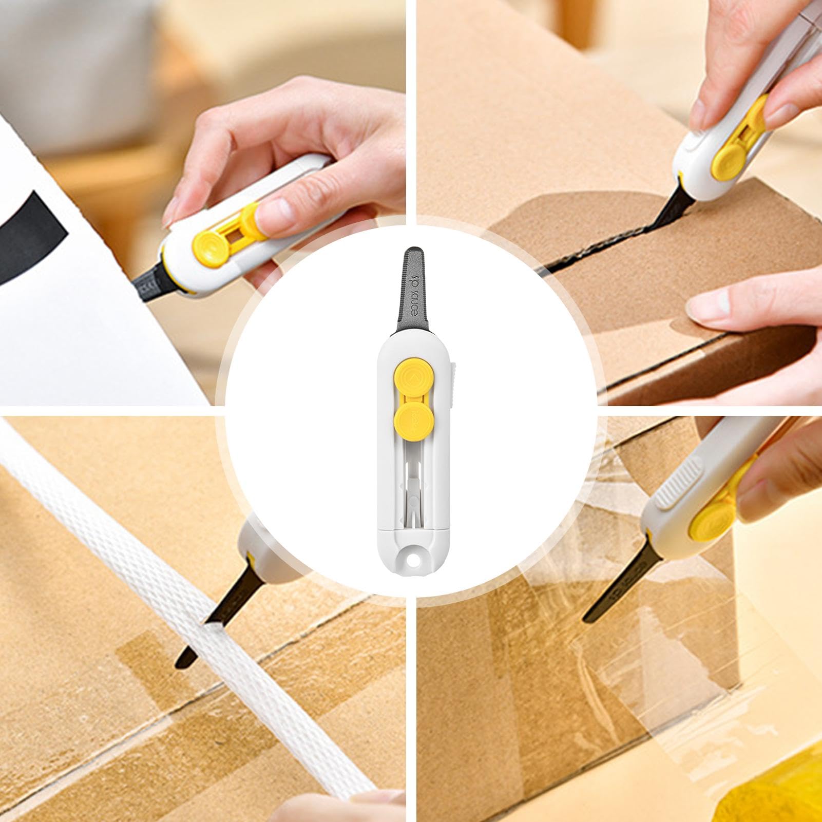 Cutter De Boxe Rétractile - Cutter Automatique Multifonctionnel