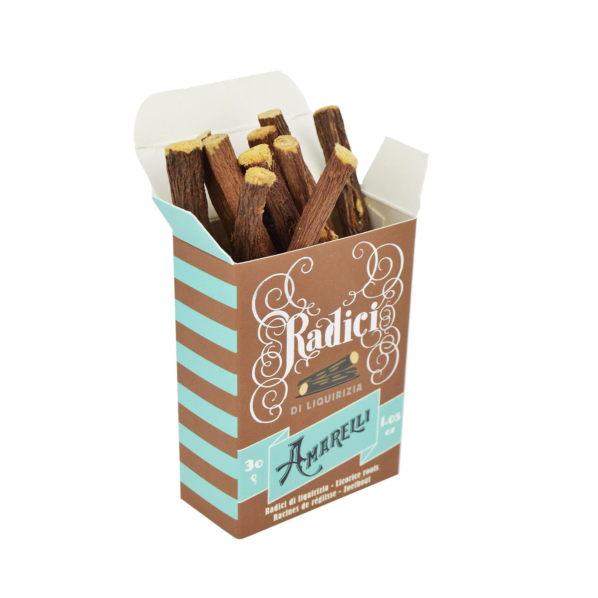 PZ 4 CONFEZIONI DA 30 GR DI BASTONCINI DI LIQUIRIZIA DA PORTARE SEMPRE CON TE LIQUIRIZIA IN BASTONCINI