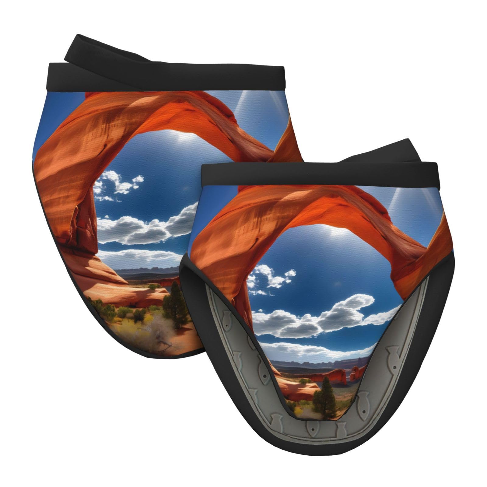 Gants de cuisine en silicone Arches National Park pour manipuler les plats chauds sans brûlure
