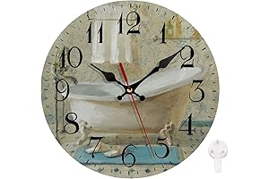 LOKMU Silent Bathroom Clock