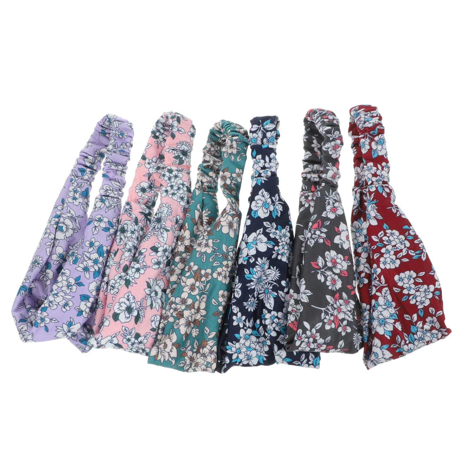 Beavorty Lot De 3 Bandeaux Élastiques Et Confortables Pour Femme Motif Floral Pour Le Yoga Et Les 6 Pièces X 3