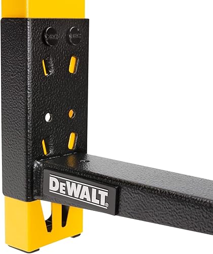 Miniatura 3 de DEWALT Estante de almacenamiento de madera y madera en voladizo de 3 piezas para estantería de taller, almacenamiento de profundidad múltiple,