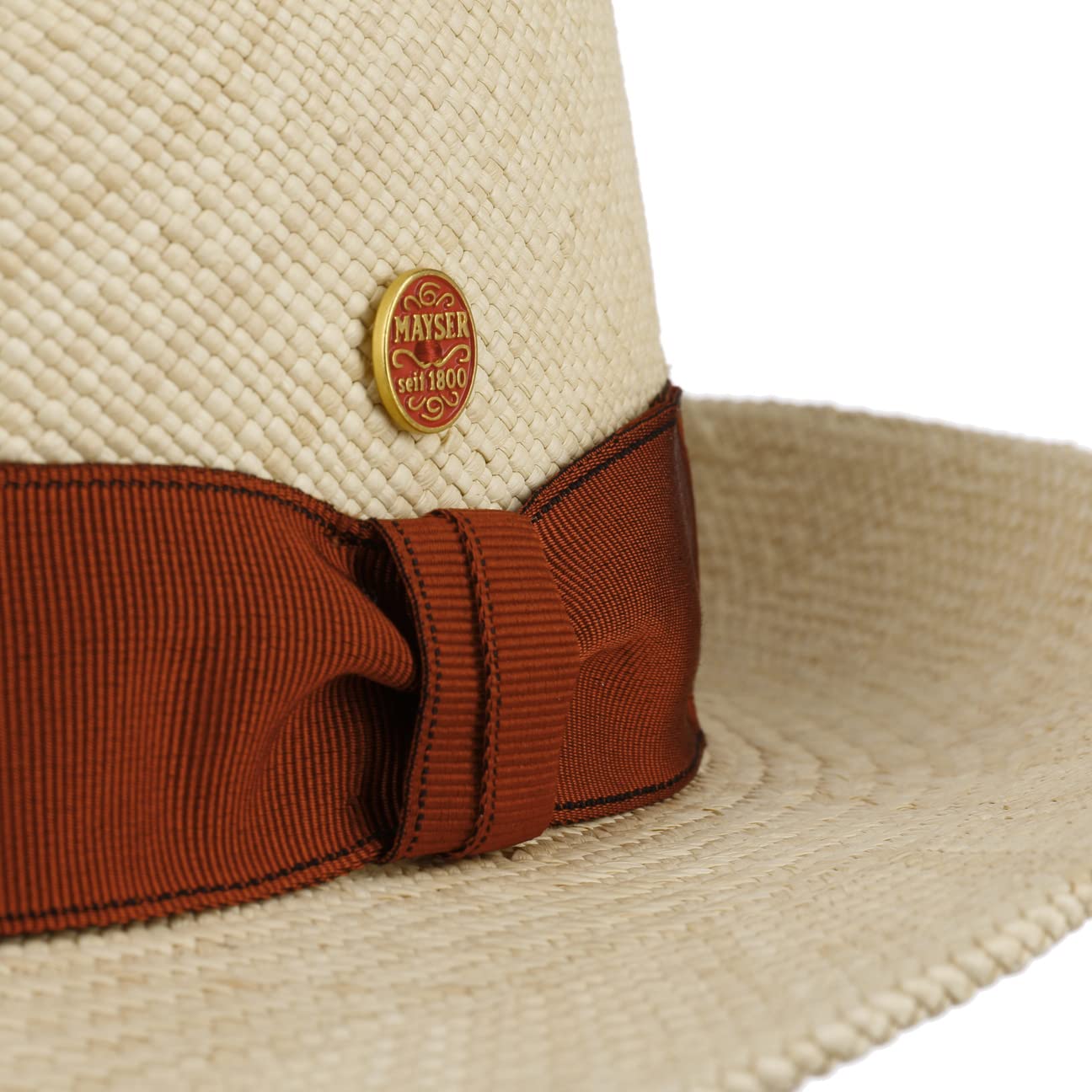 Mayser Manuel Brisa Sombrero Fedora Panama Hecho en UE Unisex Primavera Verano