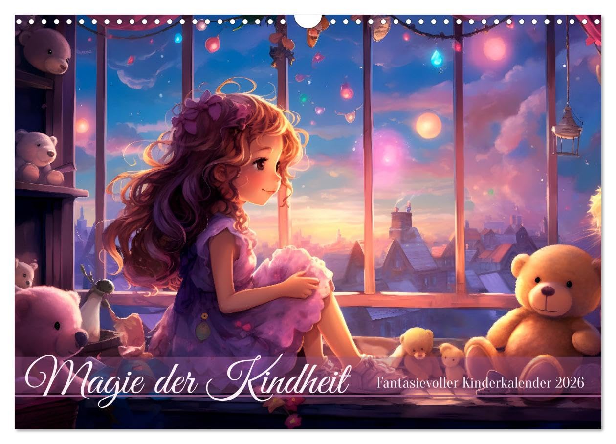 Childhood magic UK-Version (Wall Calendar 2026 DIN A3 Landscape), CALVENDO 12 Month Wall Calendar — image 1