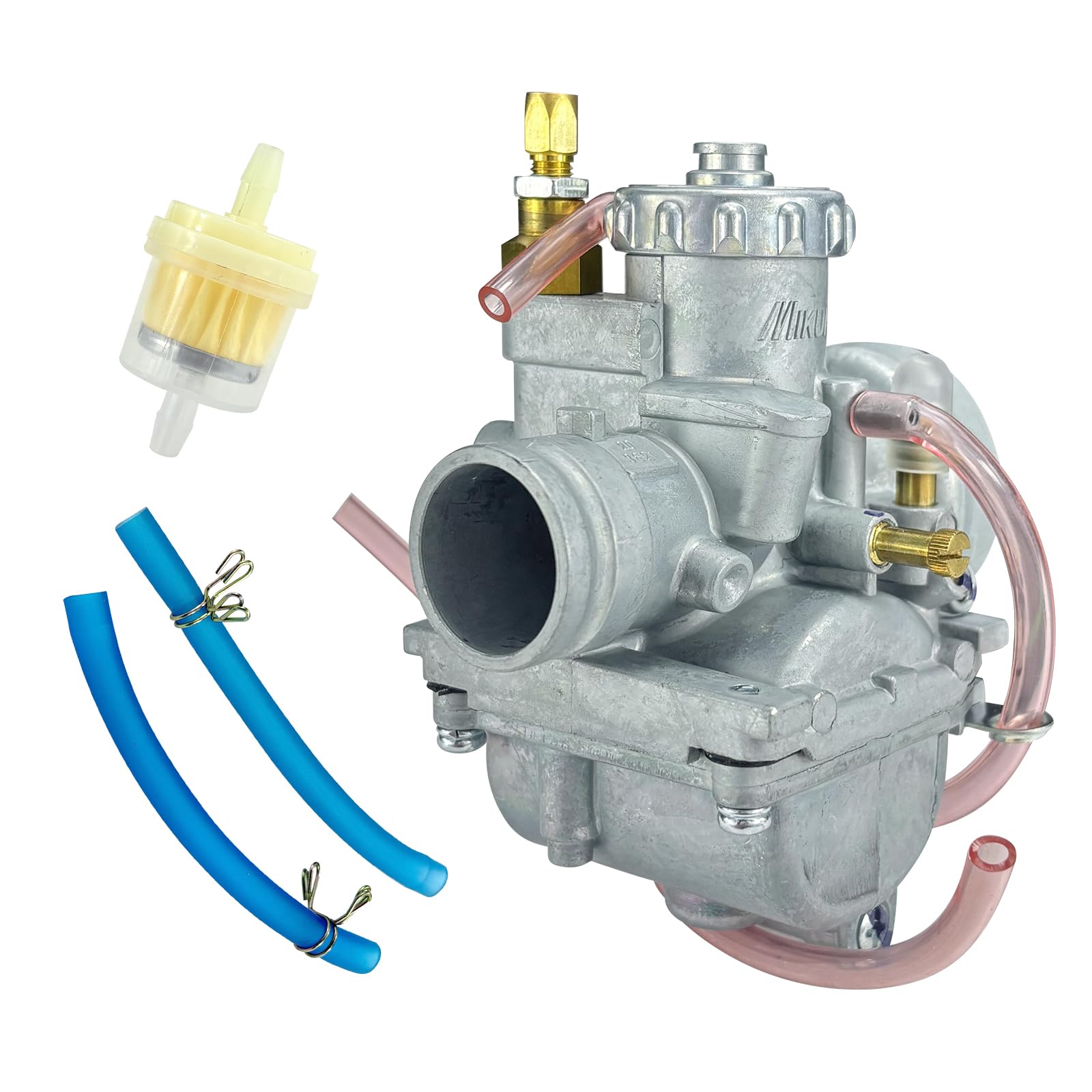 Carburetor W/Air Filter & Oil pipe & Fuel Filter Kit for Suzuki AX100 | for QJ100-M 22mm 100CC 2-Stroke Motorcycle-image-47