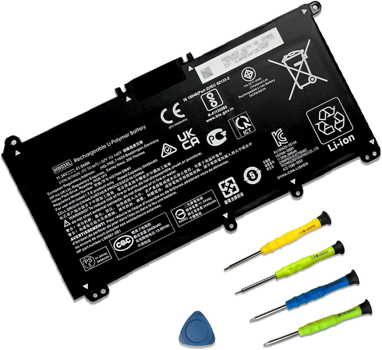 Amazon.com: HW03XL l97300-005 Laptop Battery Replacement for HP