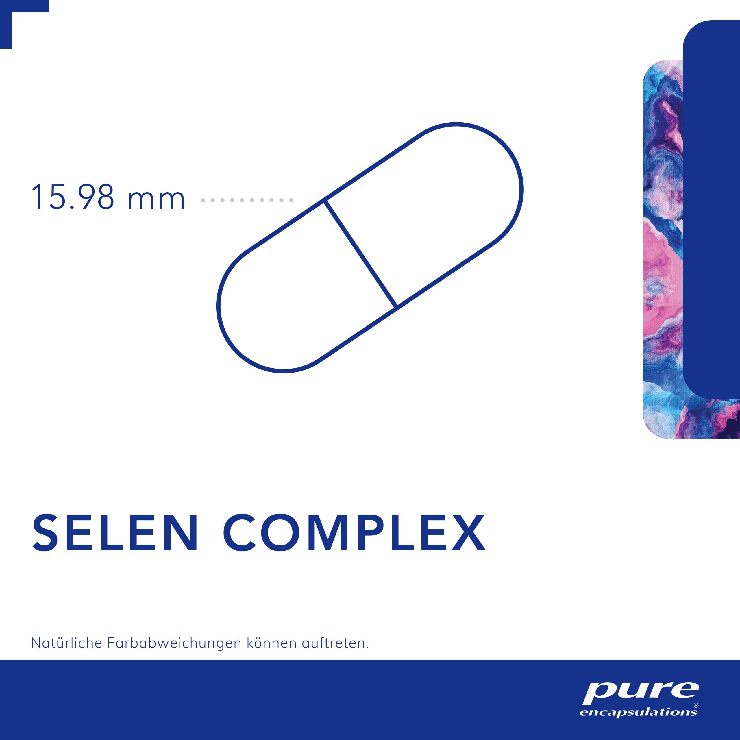 Pure Encapsulations - Selen Complex - Immunsystem stärken - Nahrungsergänzungsmittel für die Schilddrüse - 90 Kapseln