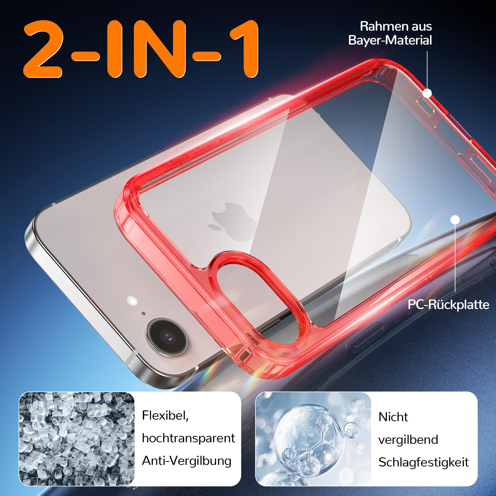 Clear Case for iPhone 15, Ultra Thin, Shockproof TPU Cover, Anti-Yellowing, Crystal Clear, Phone Case for Apple iPhone 15 - Clear — view 519