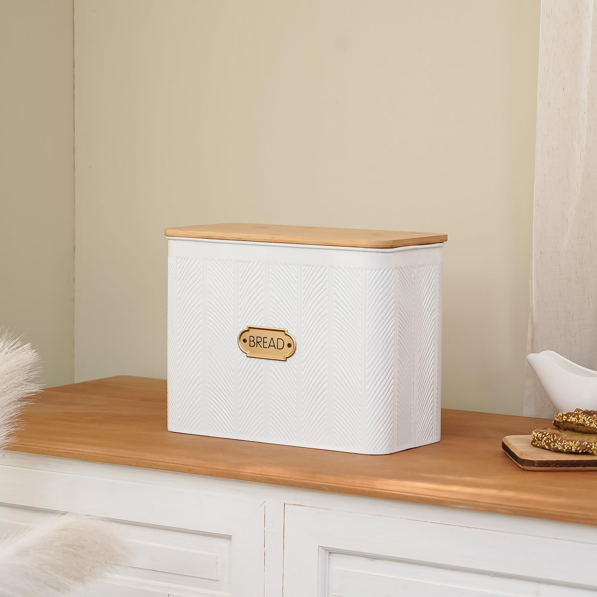 Boîte à Pain Avec Couvercle Scellé, Boite à Pain Verticale, Boite A