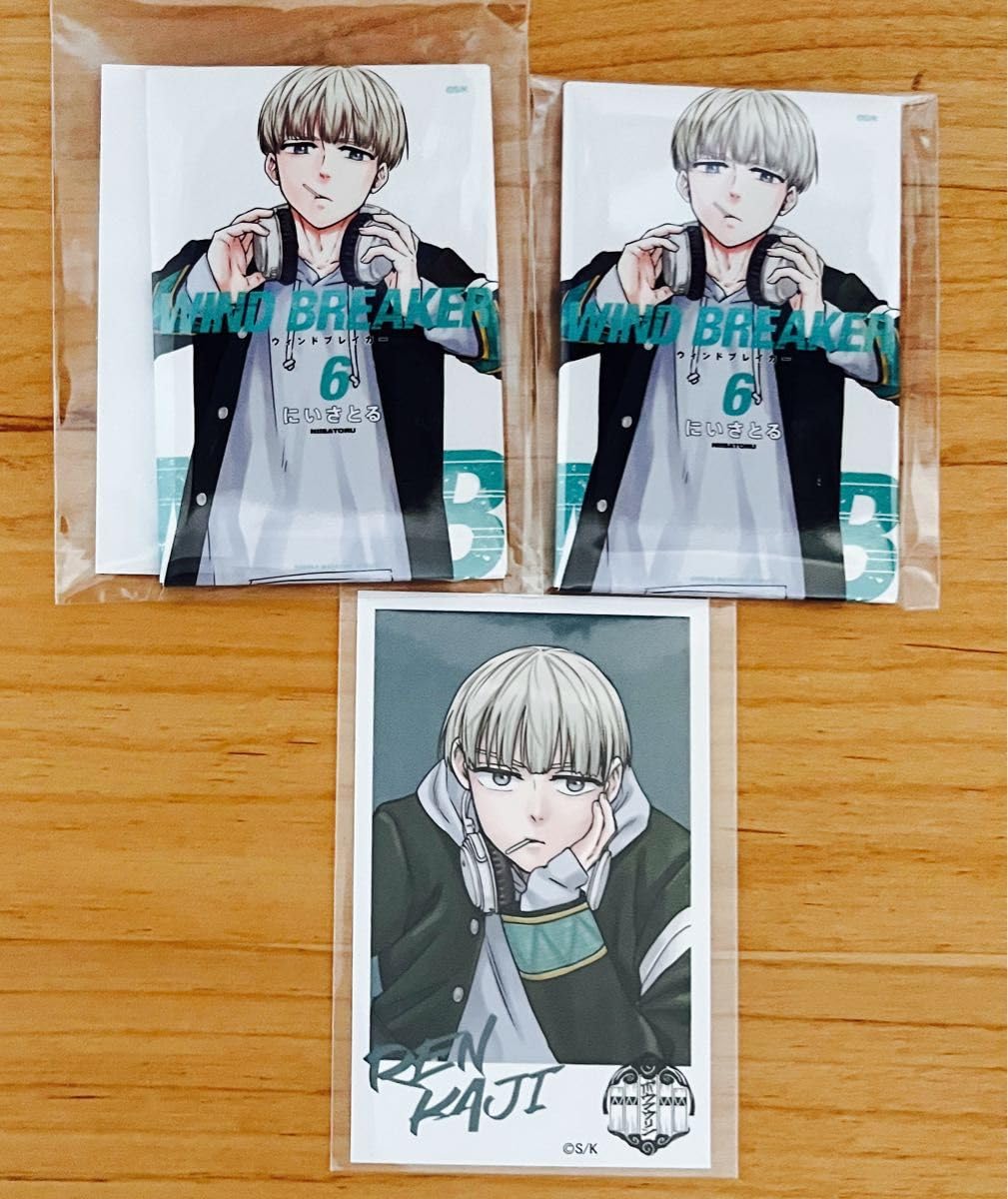 WINDBREAKER ウィンブレ ナンジャ インスタントフォト風カード 梶 WINDBREAKER ウィンブレ ナンジャ インスタントフォト風カード