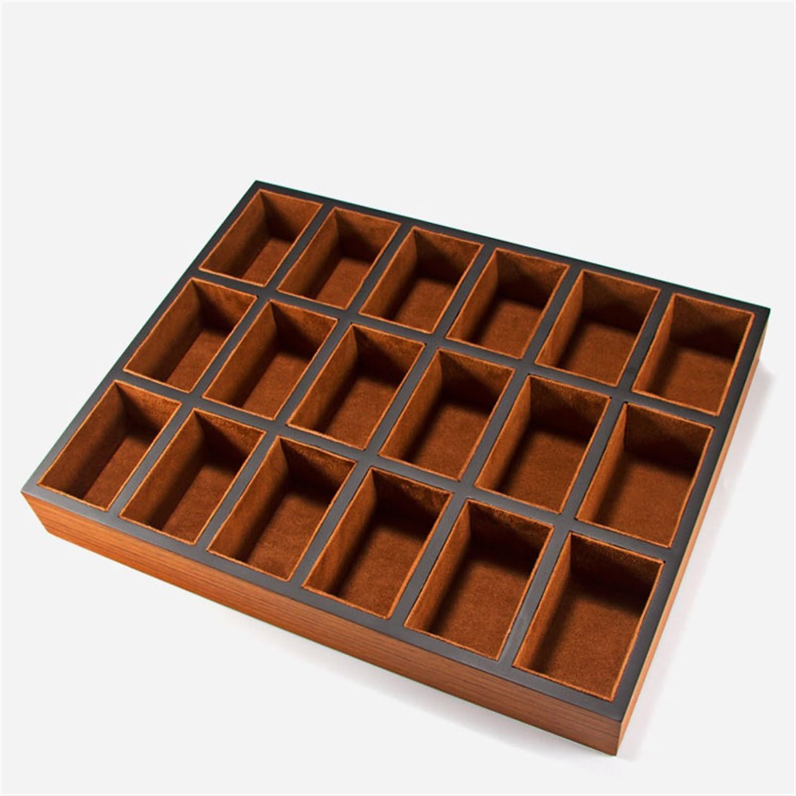 Cloxks Watch Box 5/12/18/30 Sitze Überwachungsschachtel mit großer Kapazität Holzwächer -Schaltkapazität Display -Uhr -Aufbewahrungsbox, Brown Watch Organizer für Aufbewahrung und Anzeige (Größe: C)