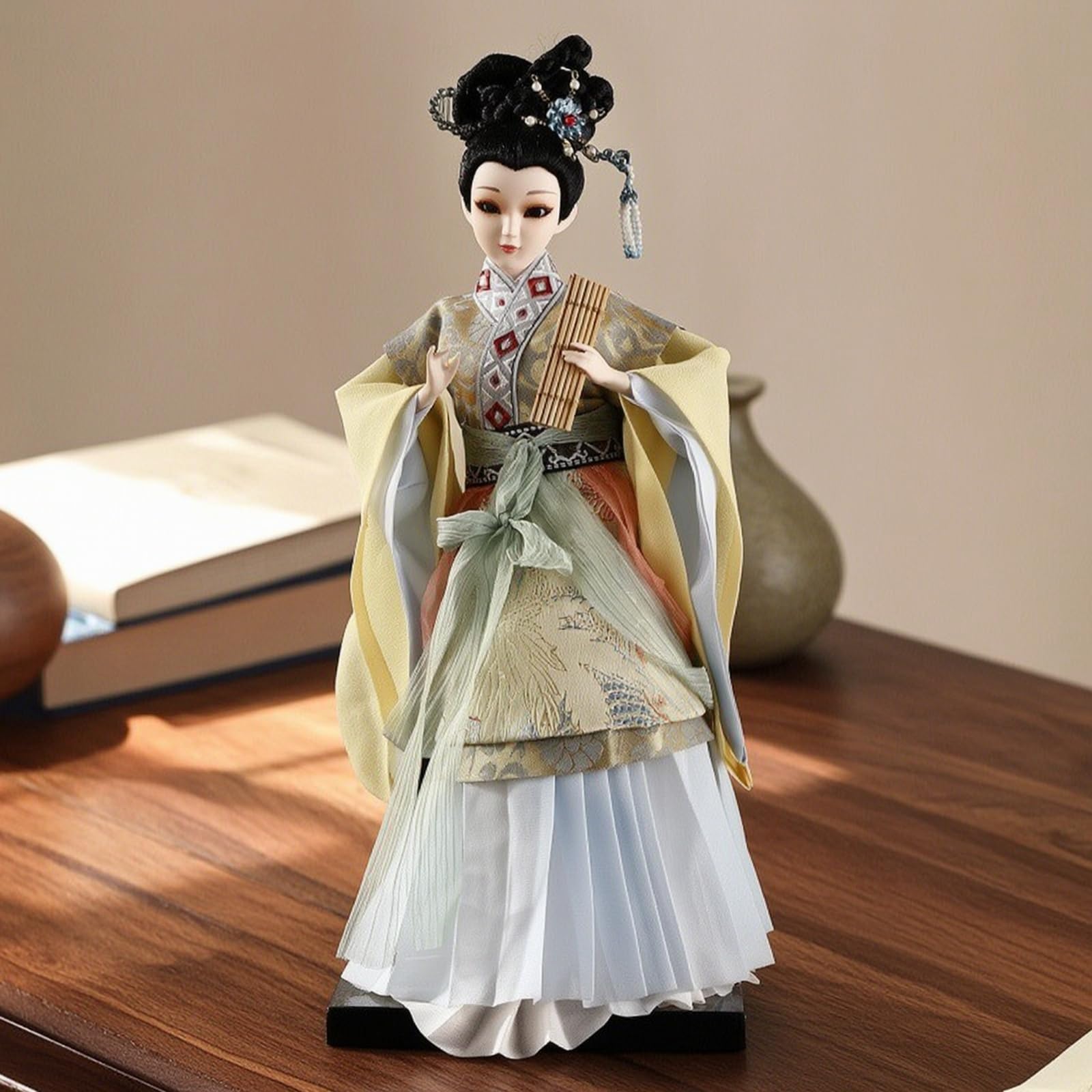 Figura Drama China Tradicional, Muñeca De Porcelana China Antigua - Cuatro Bellezas Talentosas Shangguan WAN Er