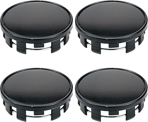 Tapacubos centrales de rueda de plástico tipo a presión, 2.126 in de diámetro exterior y clip de 2.047 in para enganchar para automóviles (base ABS