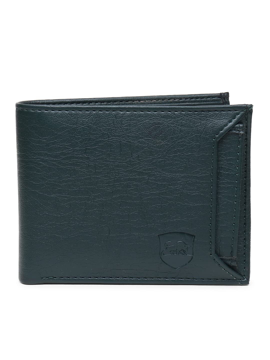 samtroh PU Leather Wallet for Men | Bifold Gents Purse with 8 Card Slots, Coin Pocket and Currency Compartments | Stylish Slim Faux Leather Wallet with Flap and Snap Closure (Green)-picture-16