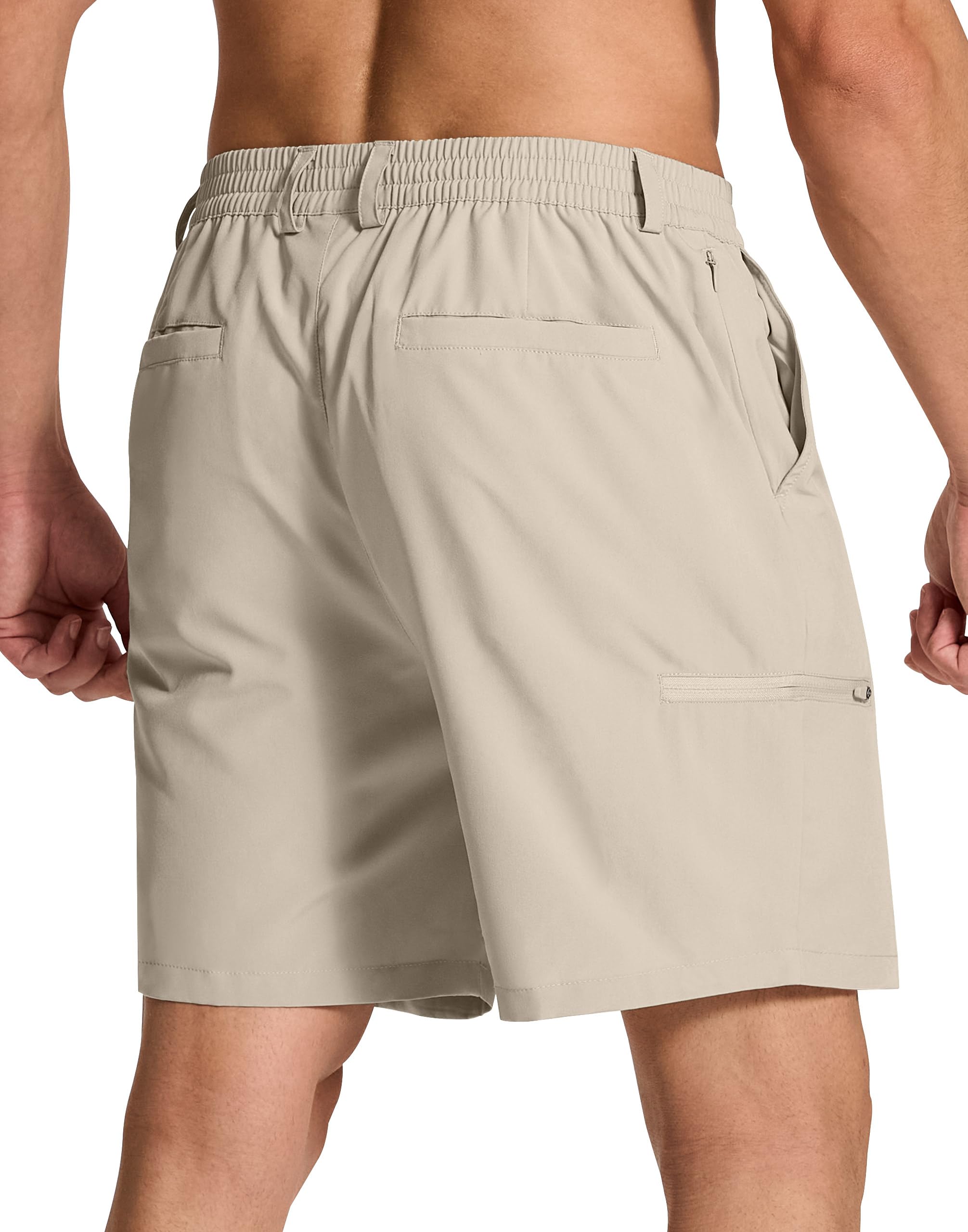 Seramymens Stretch Golf Shorts With Pockets Dry Fit