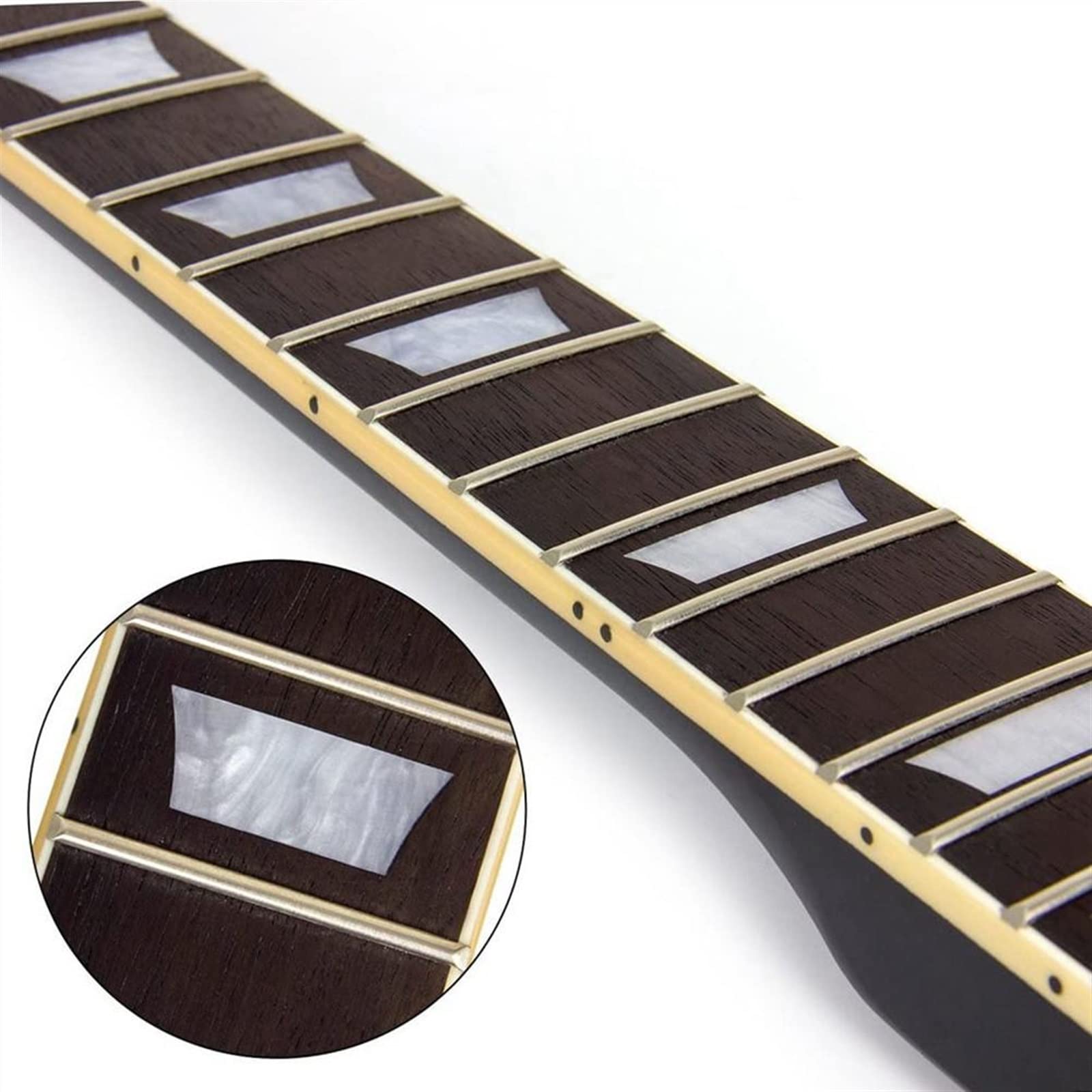 Uchwyt do gitary elektrycznej 22 progi solidny uchwyt gitarowy z drewna klonowego palisander do gitary elektrycznej