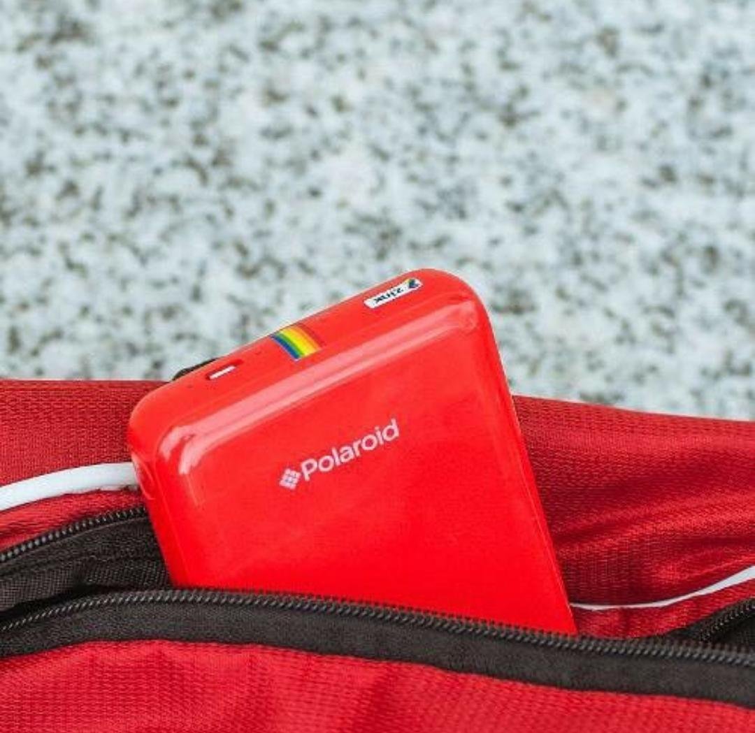 Polaroid ZIP - Stampante Portatile, Bluetooth, w/ZINK Tecnologia Zero Ink Printing, 5 x 7.6 cm, compatibile iOS e dispositivi Android, rosso