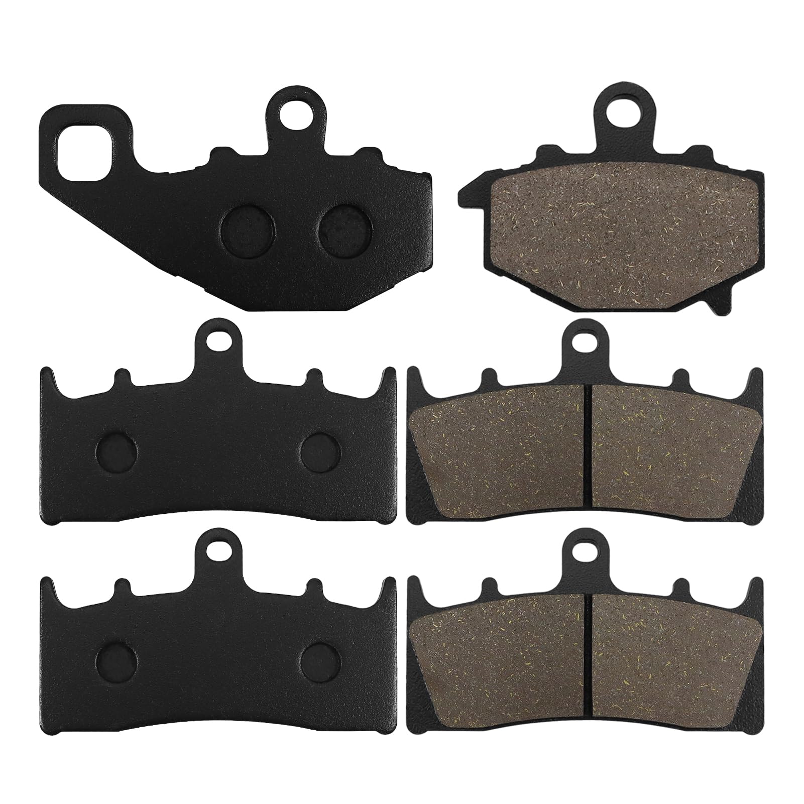 poara✩.*˚ Brake Pads Front and Rear for ZX6R ZX-6R ZX 600 G1/G2/J1/J2 1998
