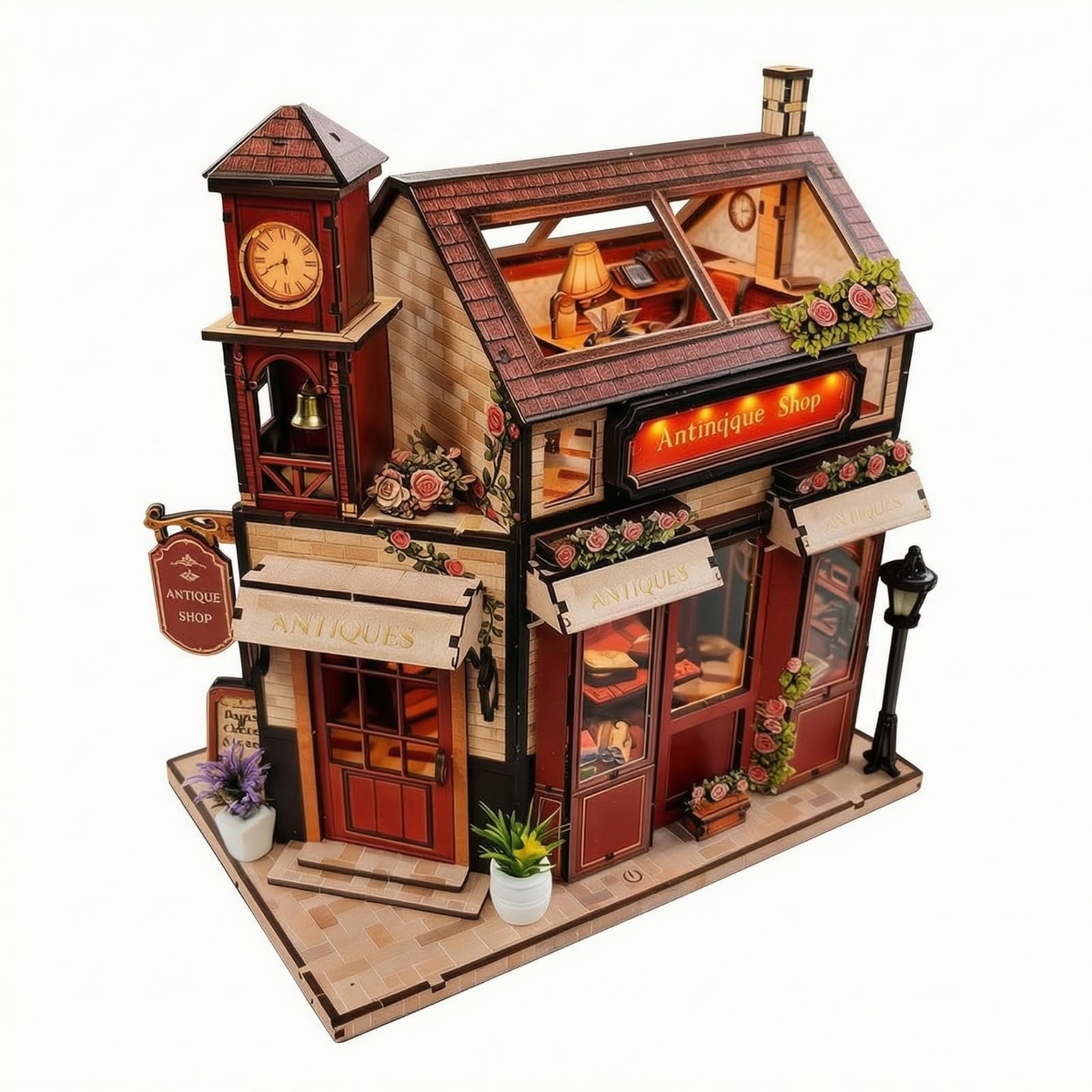 Almencla Miniature da Illuminato | modello 3D in Legno, Raffinato, Diorama, per Libreria