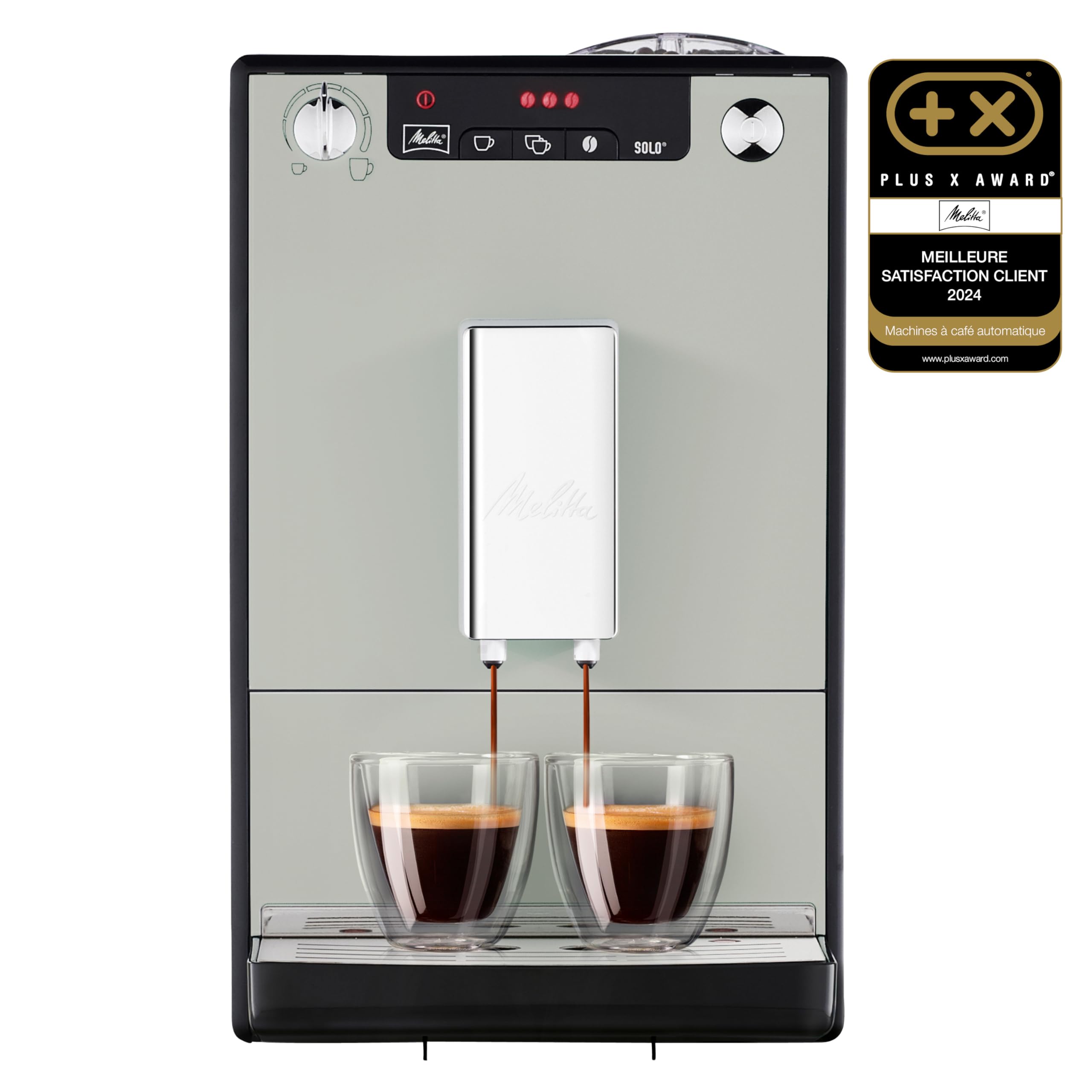 Melitta Solo, machine à café à grains avec broyeur, affichage LED, 1400W