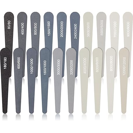 Honoson Sandpaper Sticks: Precision Sanding for Plastic Models