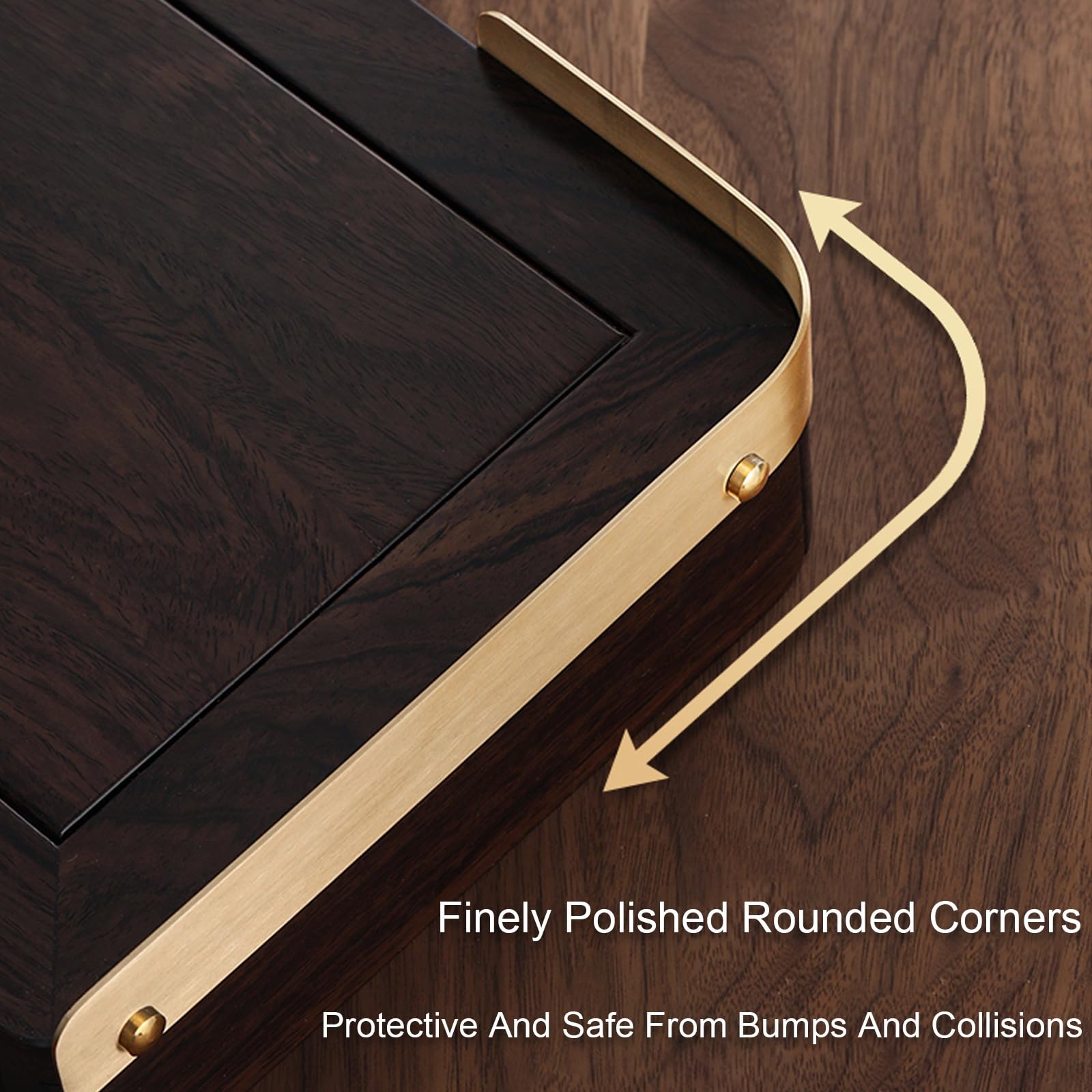 Estante de pared de madera con cajón, vitrina compacta para espacios pequeños
