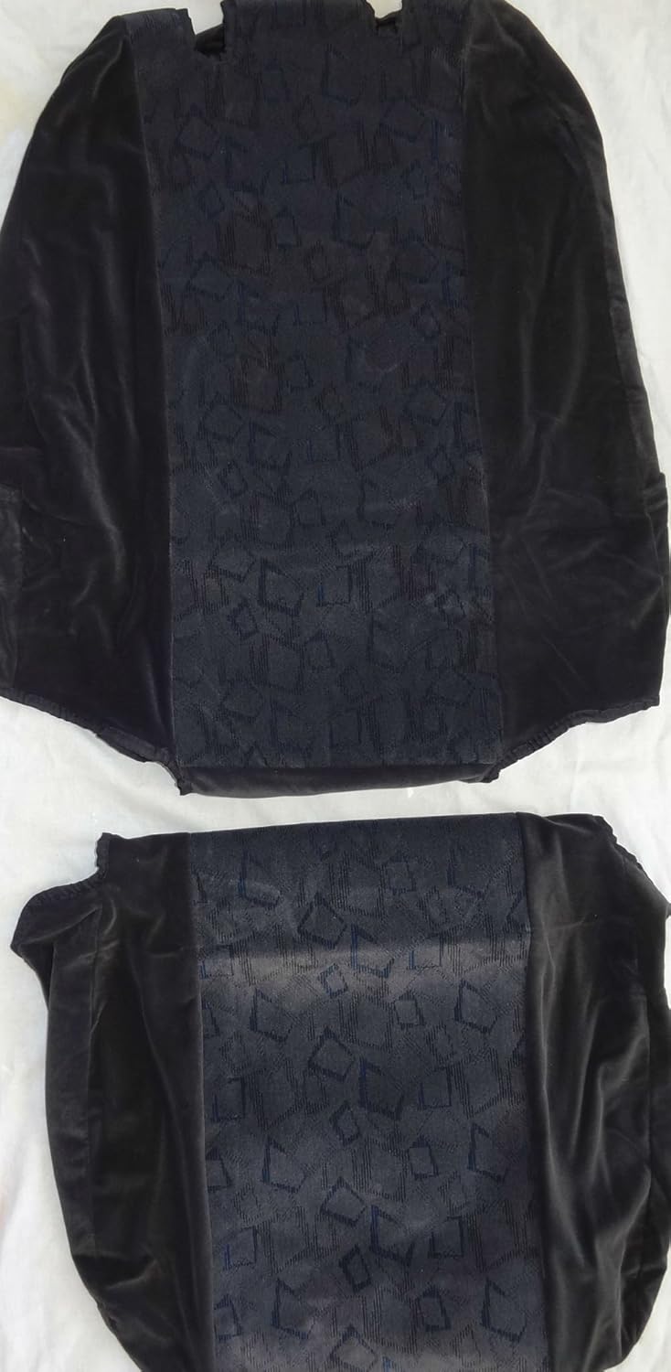 Durafit Seat Covers. T900 V1 2005-2008 Corolla Buckets Covers (Pair) in Black Automotive Velour.