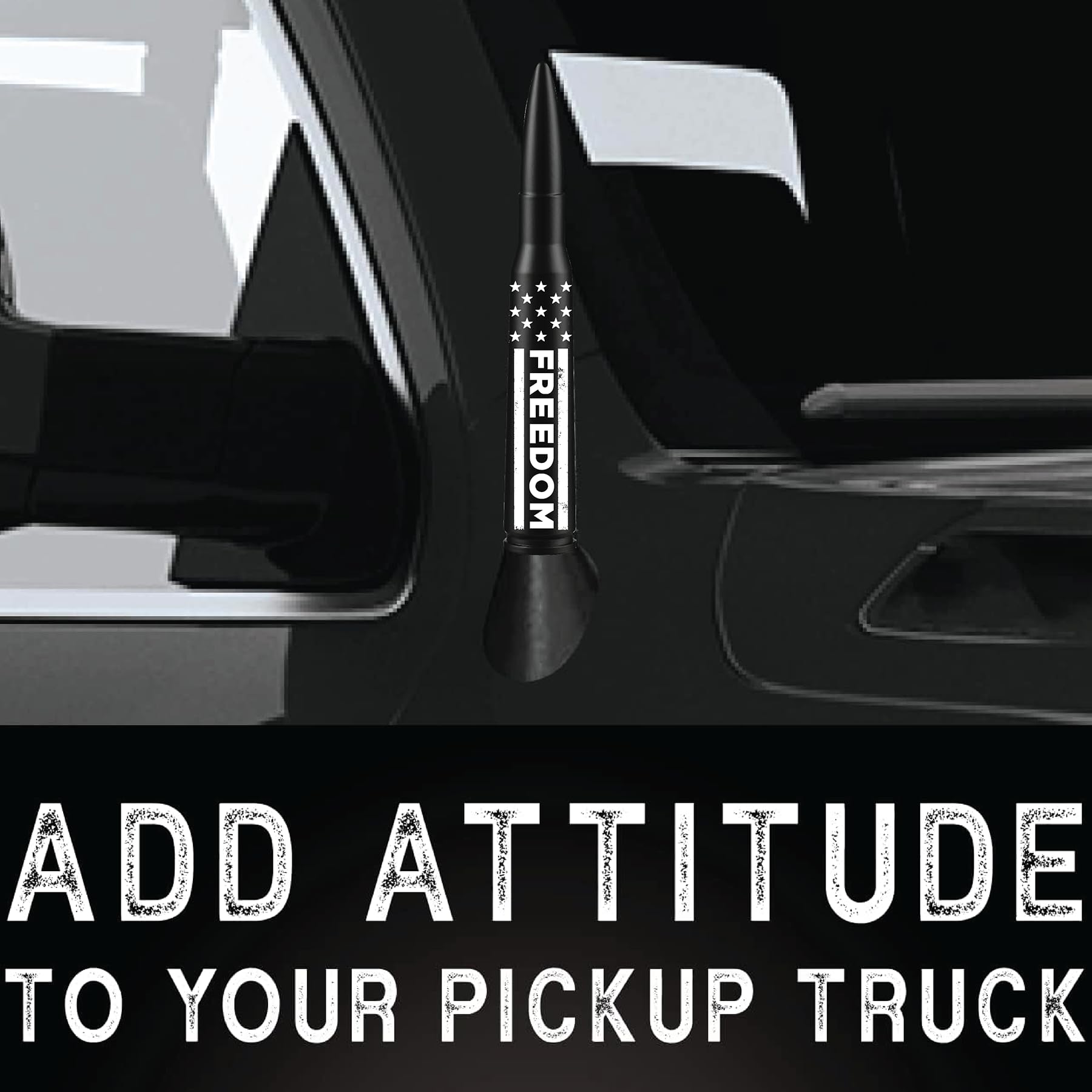 Snapklik.com : EcoAuto Badass Car Antenna Topper For Dodge Ram & Ford ...