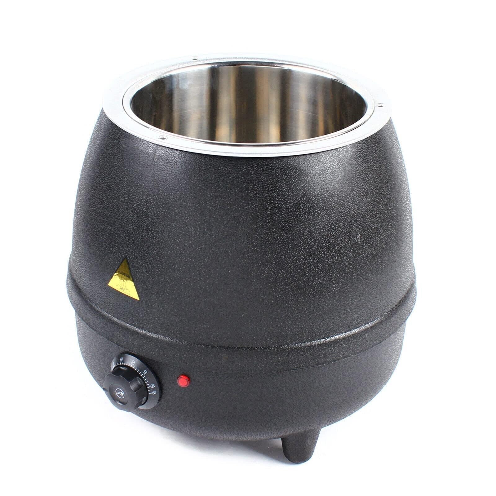 Scaldavivande Elettrico da banco da 10 Litri per ristoranti Commerciali, 400 W, per zuppe, Catering, Buffet